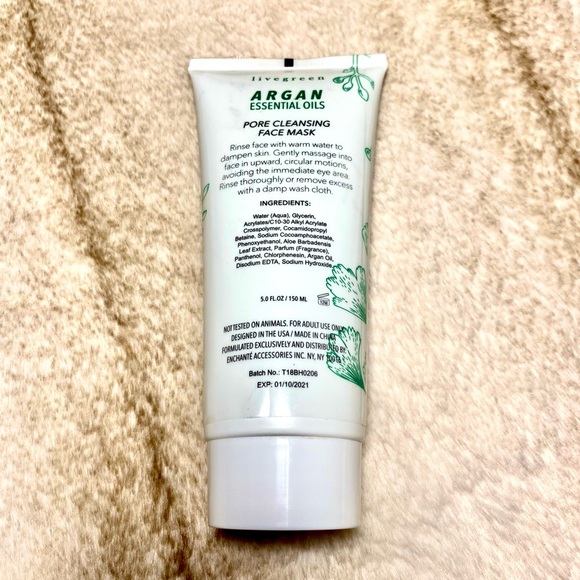 Livegreen Argan essential oils Pore Cleansing Face Mask - Picture 2 of 4